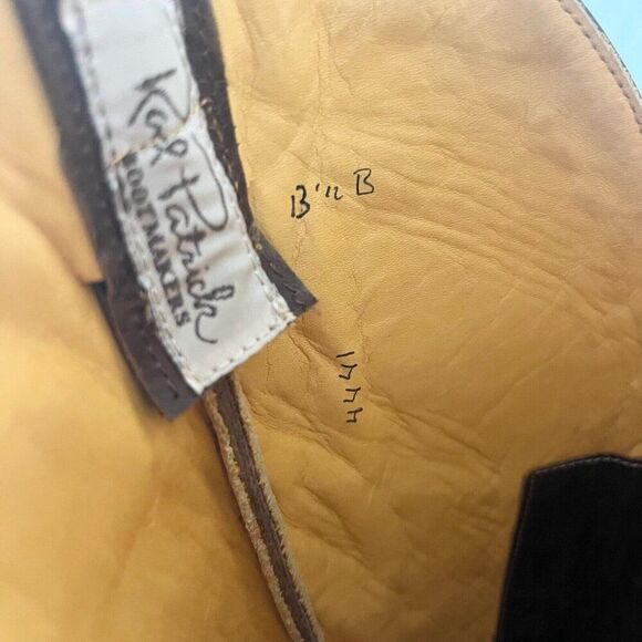 NEW Rod Patrick Mens Cowboy Boots Sz 13.5A Brown Caiman Belly Square Toe RPM101 - Picture 9 of 12